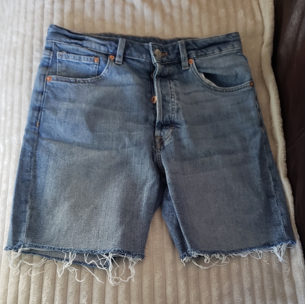 Girls blue jean shorts